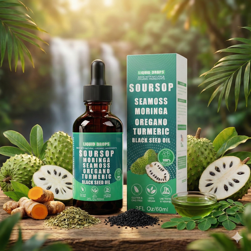 100% Organic 10-in-1 Soursop Extract Drops
