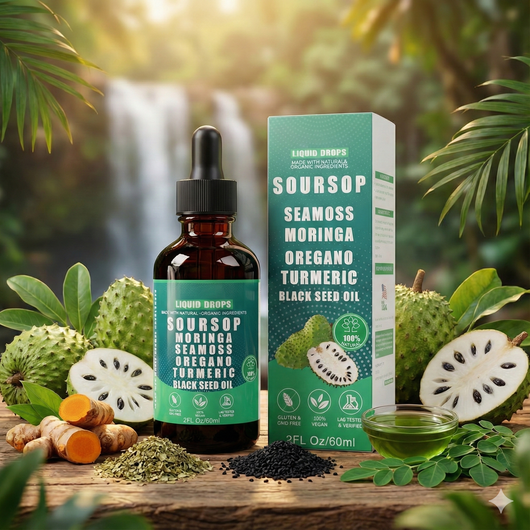 100% Organic 10-in-1 Soursop Extract Drops