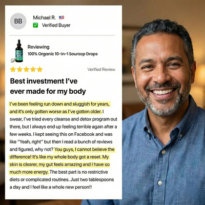 100% Organic 10-in-1 Soursop Extract Drops